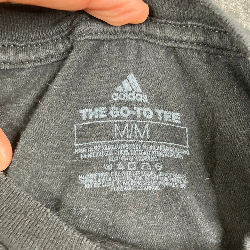 Adidas T-Shirt Mens Medium Black Atlanta United FC 2018 MLS‎ Cup Champs Soccer